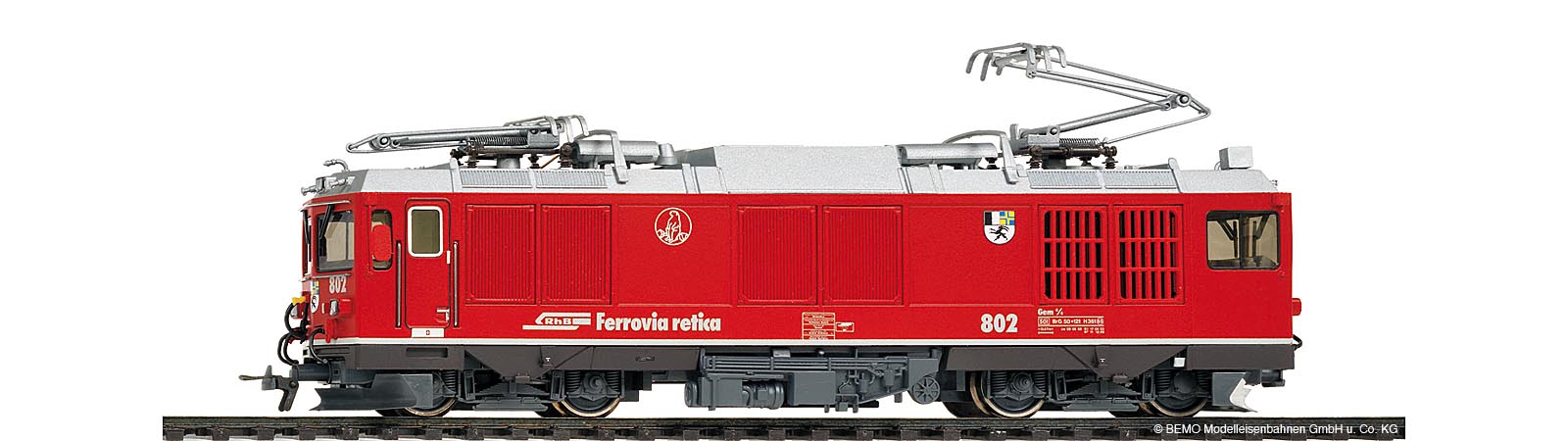 RhB Gem 4/4 802 Murmeltier Zweikraftlok modernisiert