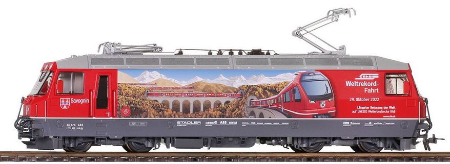 RhB E-Lok Ge 4/4 III 644 Weltrekord-Fahrt digital Sound