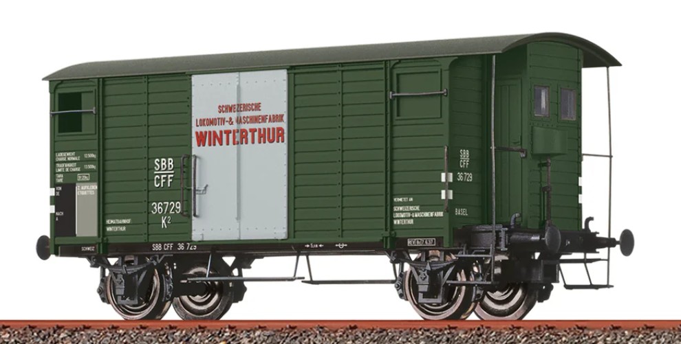 SBB Gedeckter Güterwagen K2 SLM Winterthur