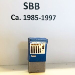 SBB Billettautomat 1980er und 1990er mit Beleuchtung