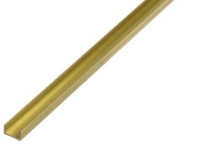 U-Profil Messing 1.5 mm