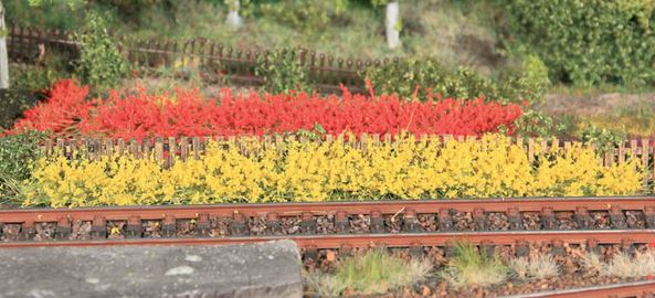 Grasstreifen XL gelb/rot