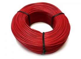 Litzendraht 0,14mm2, rot, 100m