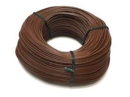 Litzendraht 0,14mm2, braun, 100m