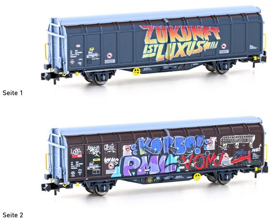 SBB Schiebewandwagen Habillns Graffiti-Serie 7