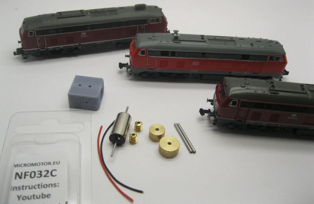 Glockenankermotor-Umbauset Spur N
