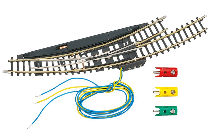 Elektromagnetische Bogenweiche links