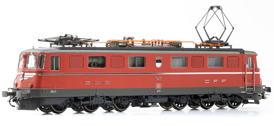 SBB Kantonslok Ae 6/6 Fribourg rot DC