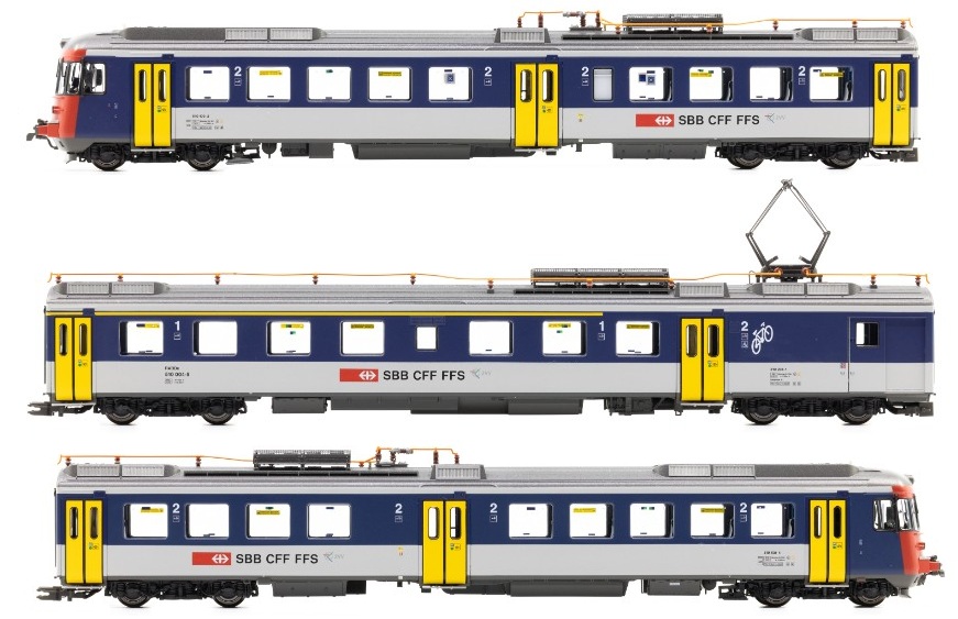 SBB Elektrischer Triebzug RABDe 510 004-5, 3-tlg.