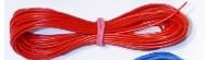 PVC-Schaltlitze 0,10mm2 5m rot