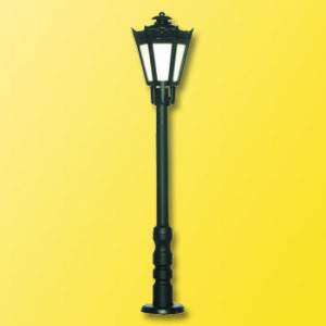 Parklaterne schwarz LED